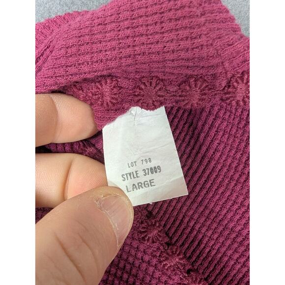 County Seat Nuovo Purple Knit Sweater Womens Large USA Vintage - Picture 6 of 9